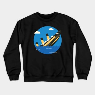 Titanic artwork symbol Crewneck Sweatshirt